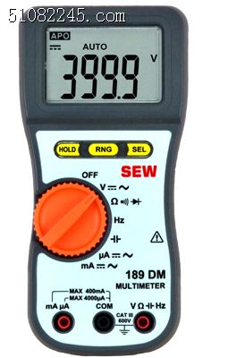 _(ti)SEW 189 DM (sh)ʽf(wn)ñDigital Multimeter